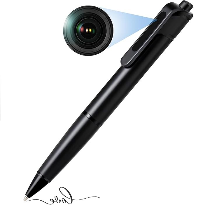 1080P Body Camera Pen [Upgraded 2024] – Body Cam with HD Video or Picture Taking, SD Card Storage, and Manual Control for Privacy Compliance (Pen Cam)