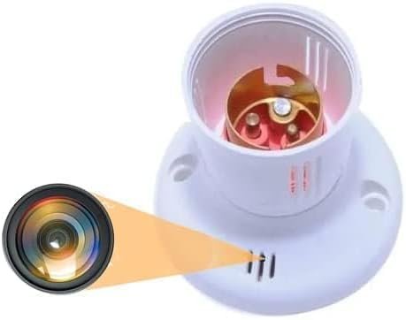 Bulb Holder CCTV Camera, WiFi Day Vision, 1080p HD Audio Video Recording Watch Live 24 Hours