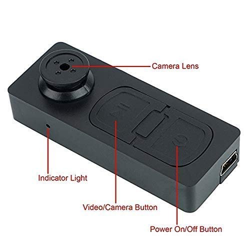 HD Button Camera With High Quality Audio/Video