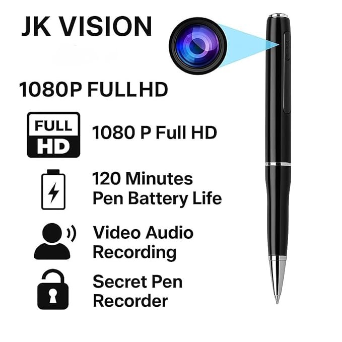 Pen Camera With Video Audio Recording Voice Quality