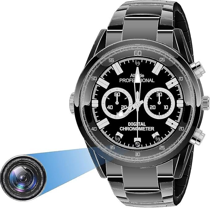 Wrist Watch Ultra Hd Camera 1920px 1080px Video and Audio Recording camera